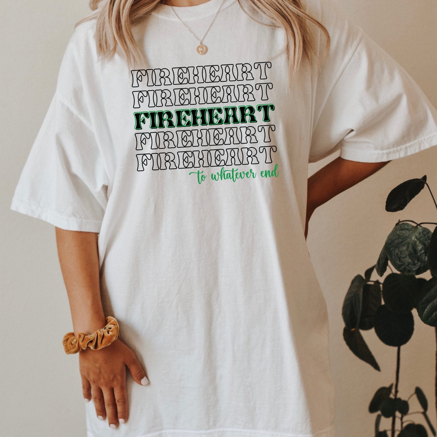 Fireheart White Comfort Colors T-Shirt
