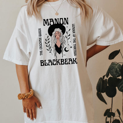 Manon Blackbeak White Comfort Colors T-Shirt Throne of Glass Merch