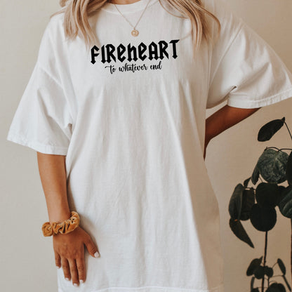 Fireheart Rock Tour White Comfort Colors T-Shirt