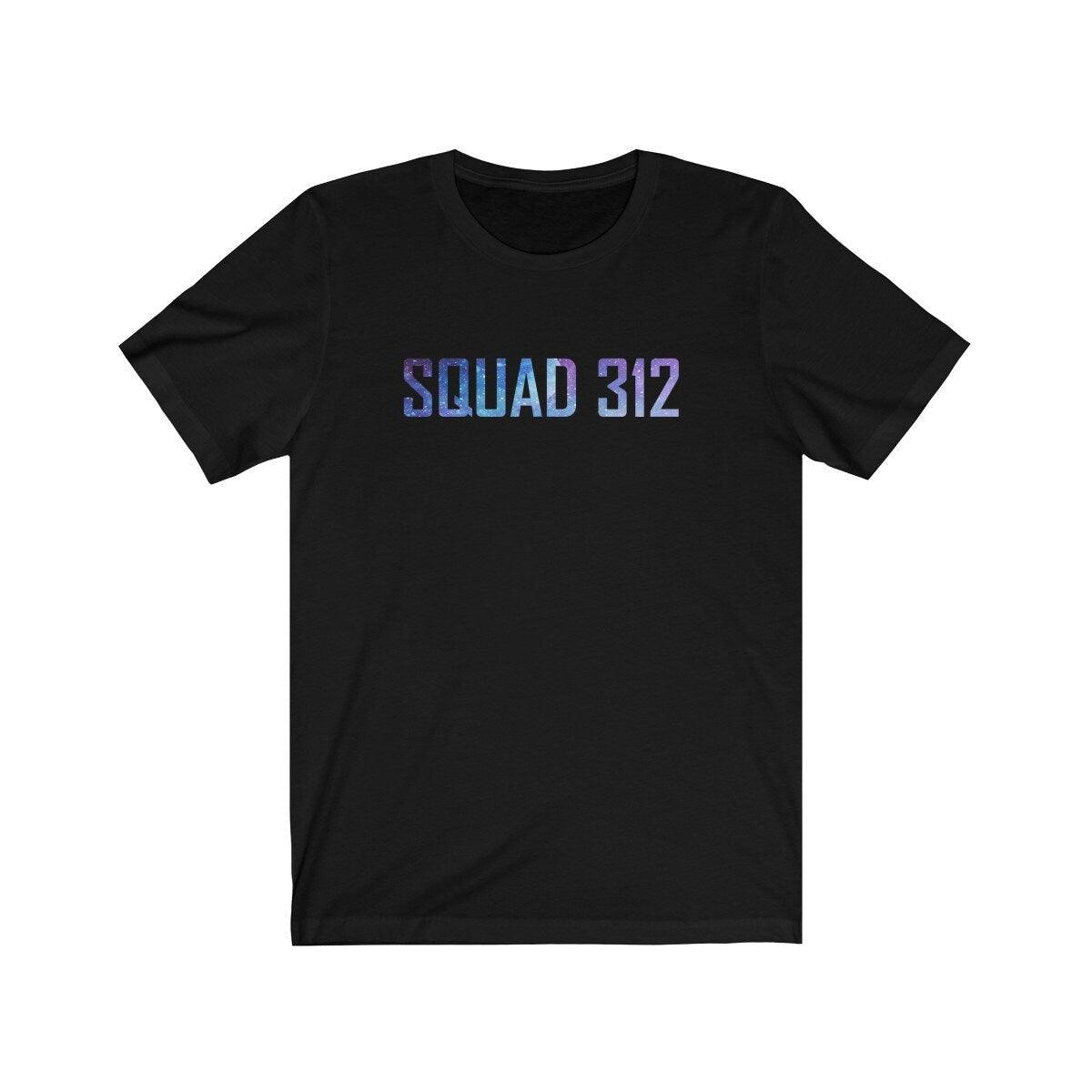Aurora Rising Squad 312 Galaxy T-Shirt Black
