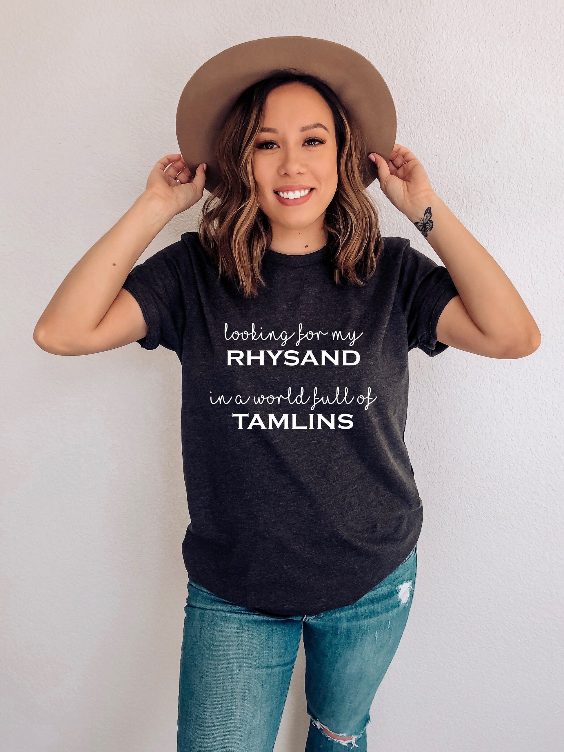 Looking for Rhysand Dark Grey Heather Shirt Ink and Stories