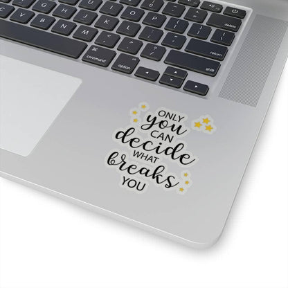 ACOTAR Only you can decide sticker Laptop Mockup