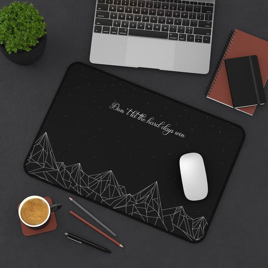 Velaris ACOTAR Desk Mat | Don't let the hard days win | Sarah J Maas | Bookish Office Decor -Starlit Prose