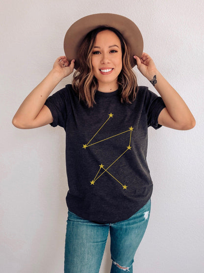 Addie LaRue Constellation of Stars T-Shirt | Victoria Schwab - Ink and Stories