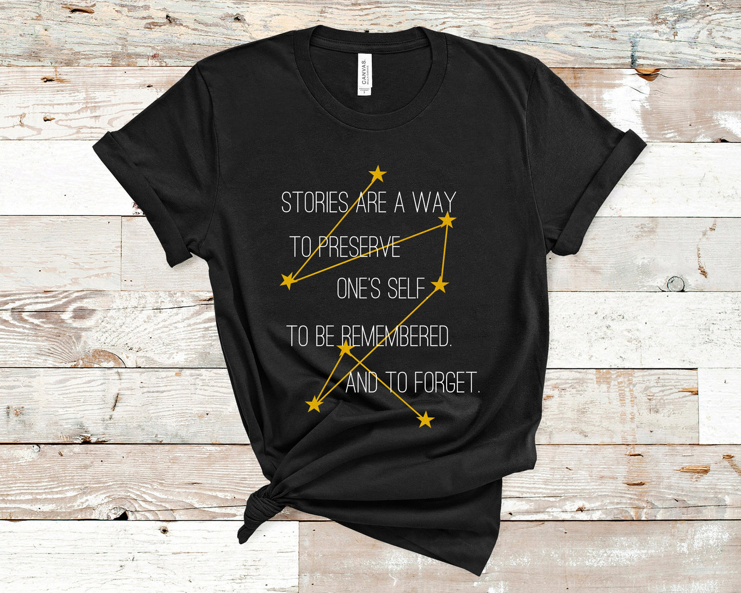 Addie LaRue Stories Quote T-Shirt Black