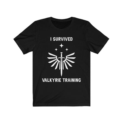 I survived Valkyrie Training Black ShirtMockup  Ink and Stories