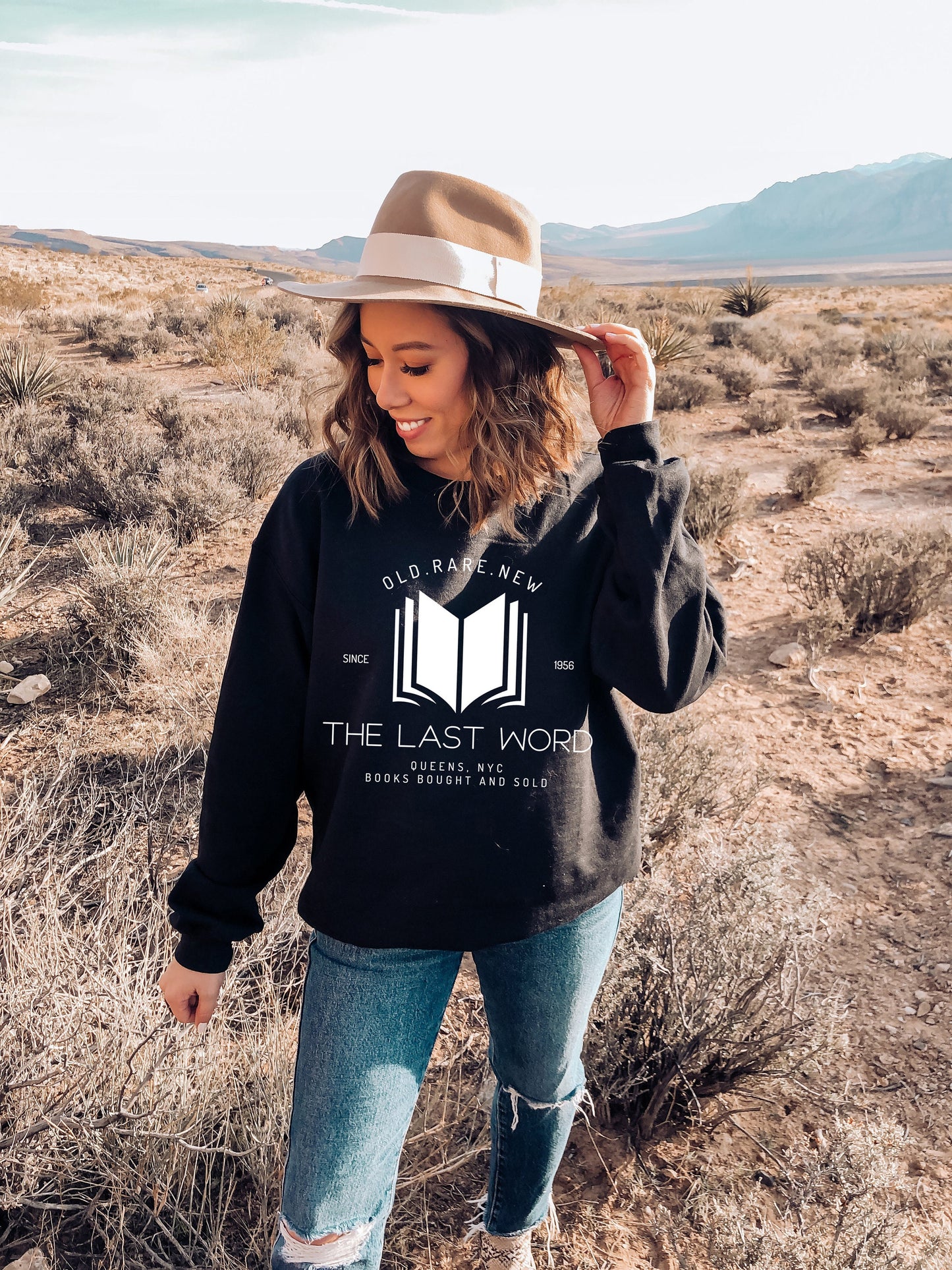 The Last Word Bookstore Sweatshirt | Addie LaRue | V E Schwab - Ink and Stories