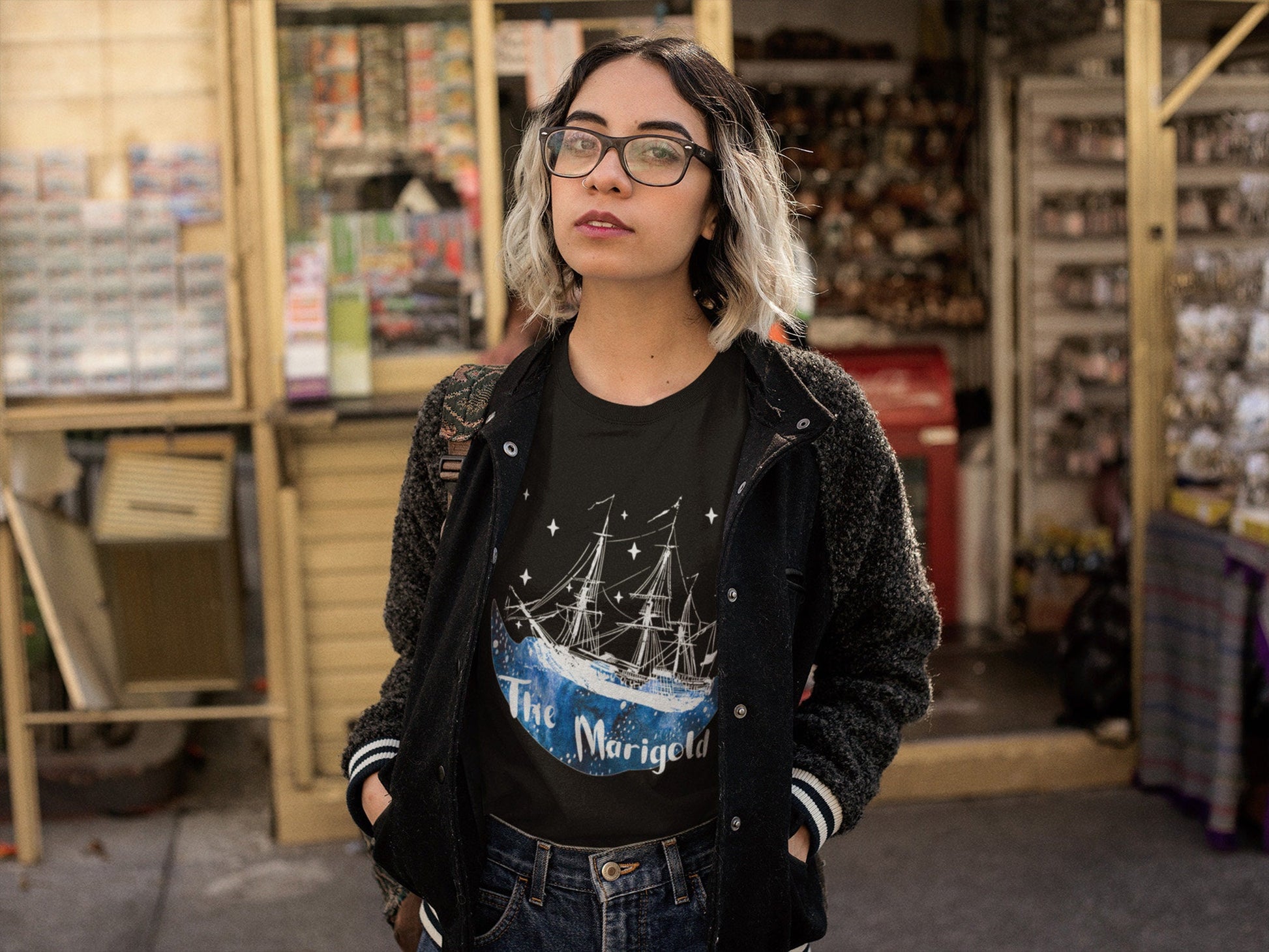 The Marigold T-Shirt | Adrienne Young Fable Bookish Locations Tee - Ink and Stories