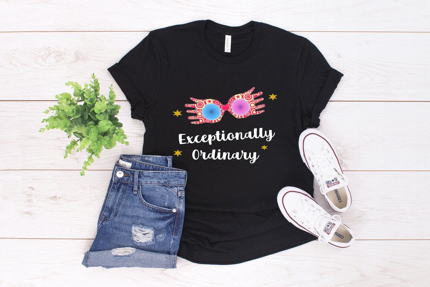 HP Luna Exceptionally Ordinary Black Shirt Ink and STories