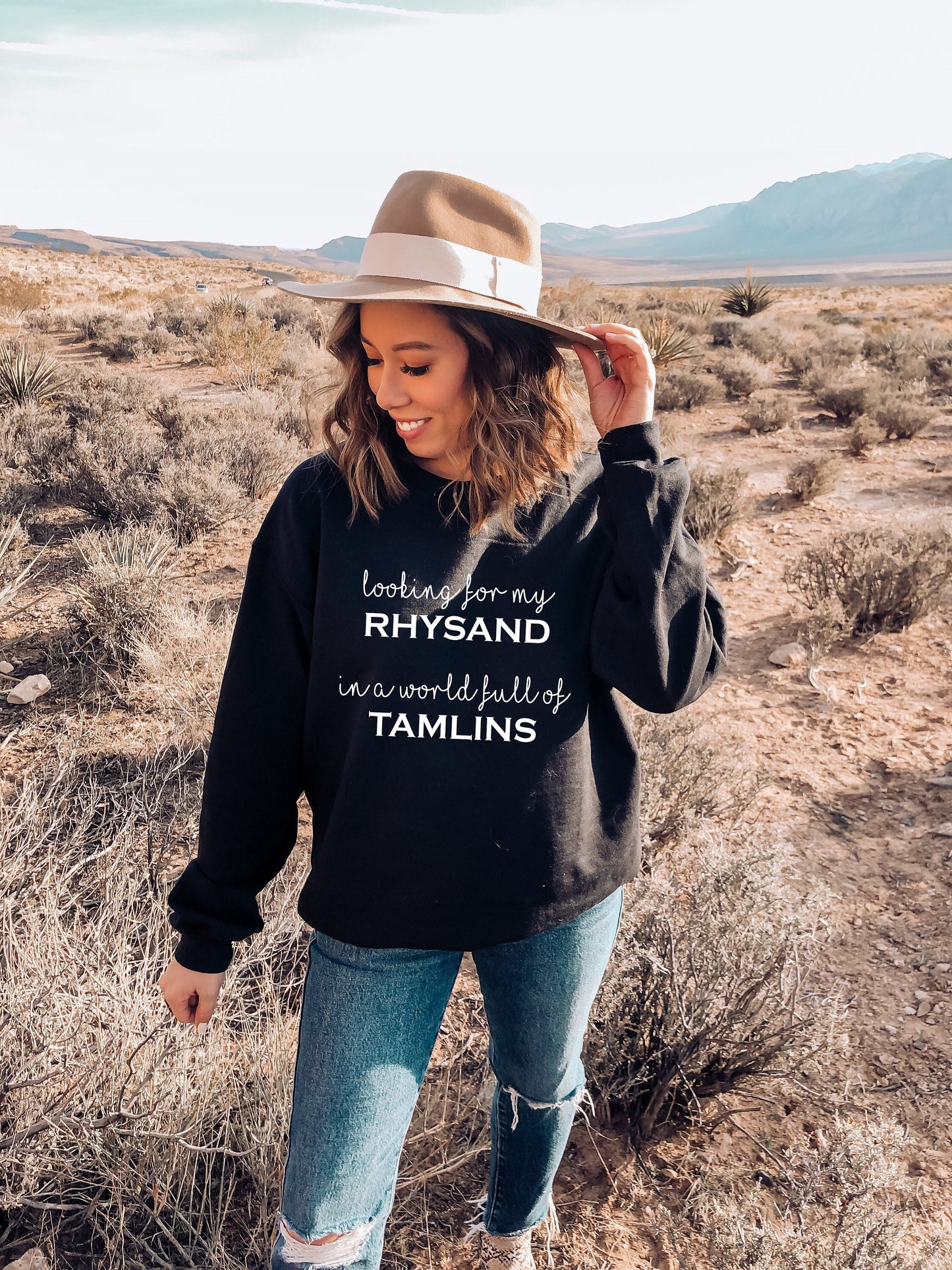 Looking for Rhysand Black Sweatshirt Ink and Stories
