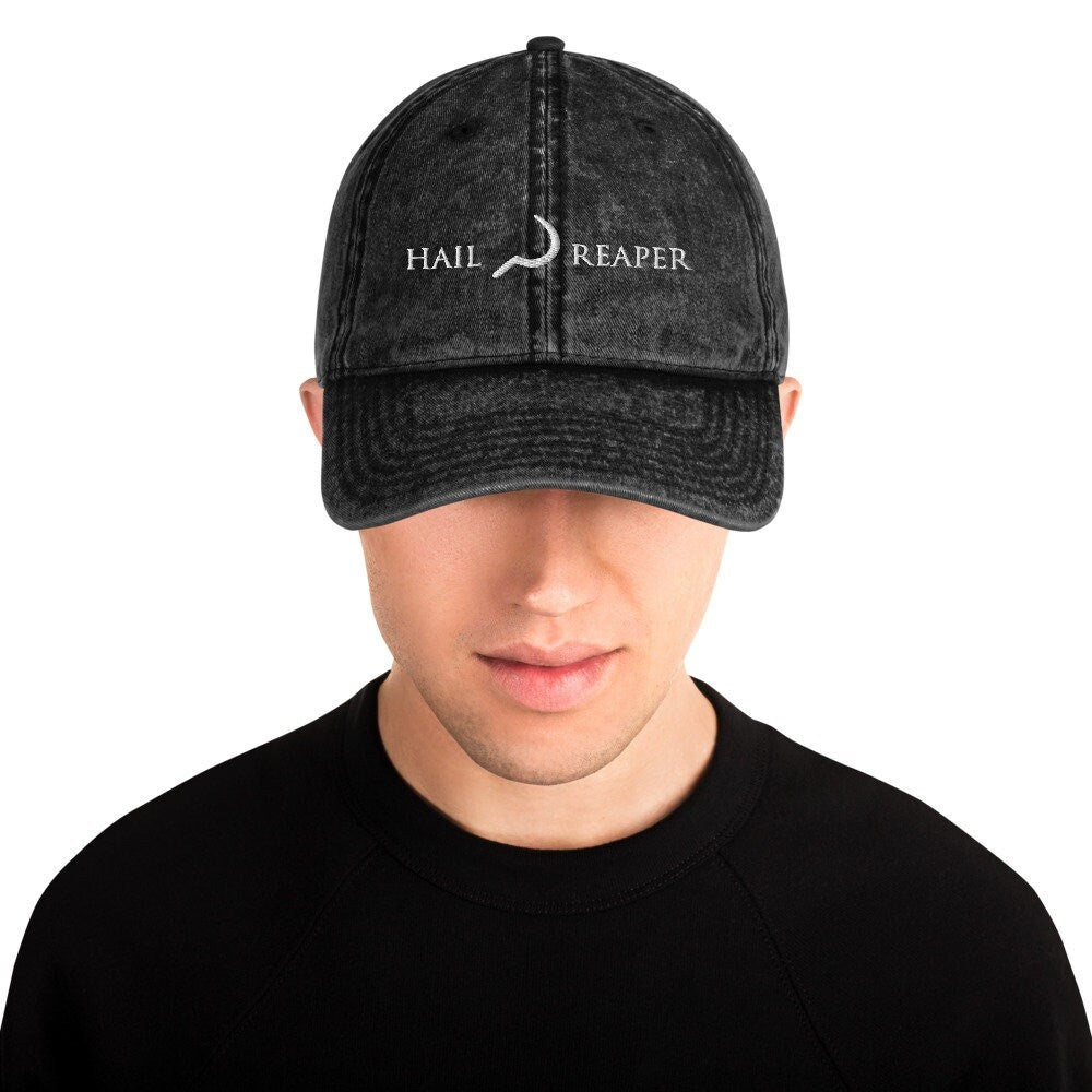 Hail Reaper Black Dad Hat ink and stories