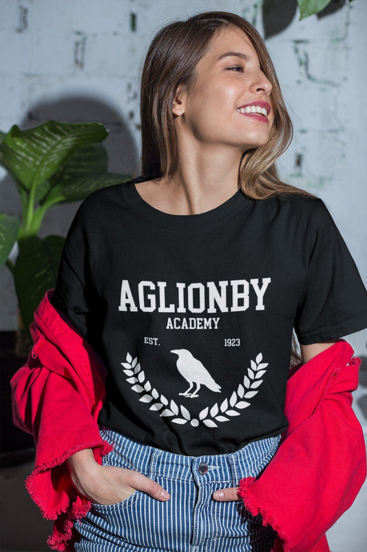 Raven Cycle Aglionby Academy T-Shirt Black