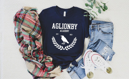 Raven Cycle Aglionby Academy T-Shirt Navy