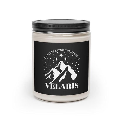 Christmas in Velaris Candle Mockup flatlay