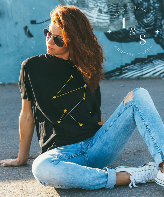 Addie LaRue constellation of stars Victoria Schwab Black Shirt