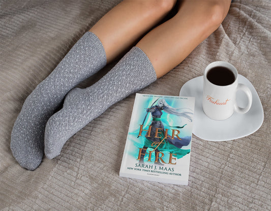 Throne of Glass Fireheart Mug | Sarah J Maas | Bookish Gift - Ink and Stories