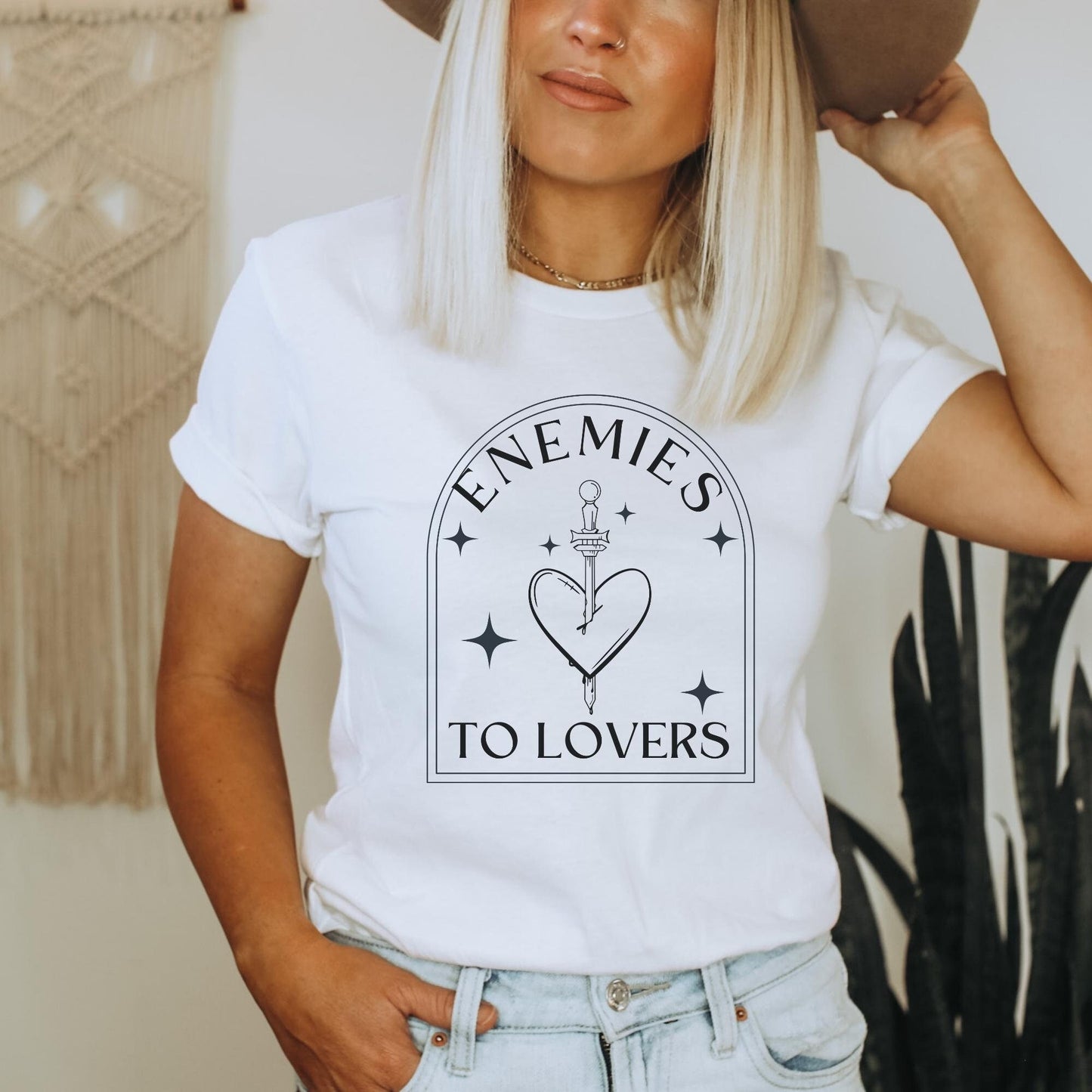 Enemies to Lovers White Shirt Ink and Stories