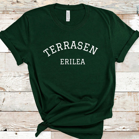 Terrasen Erilea T-Shirt | Throne of Glass | Sarah J Maas | Bookish Locations - Ink and Stories